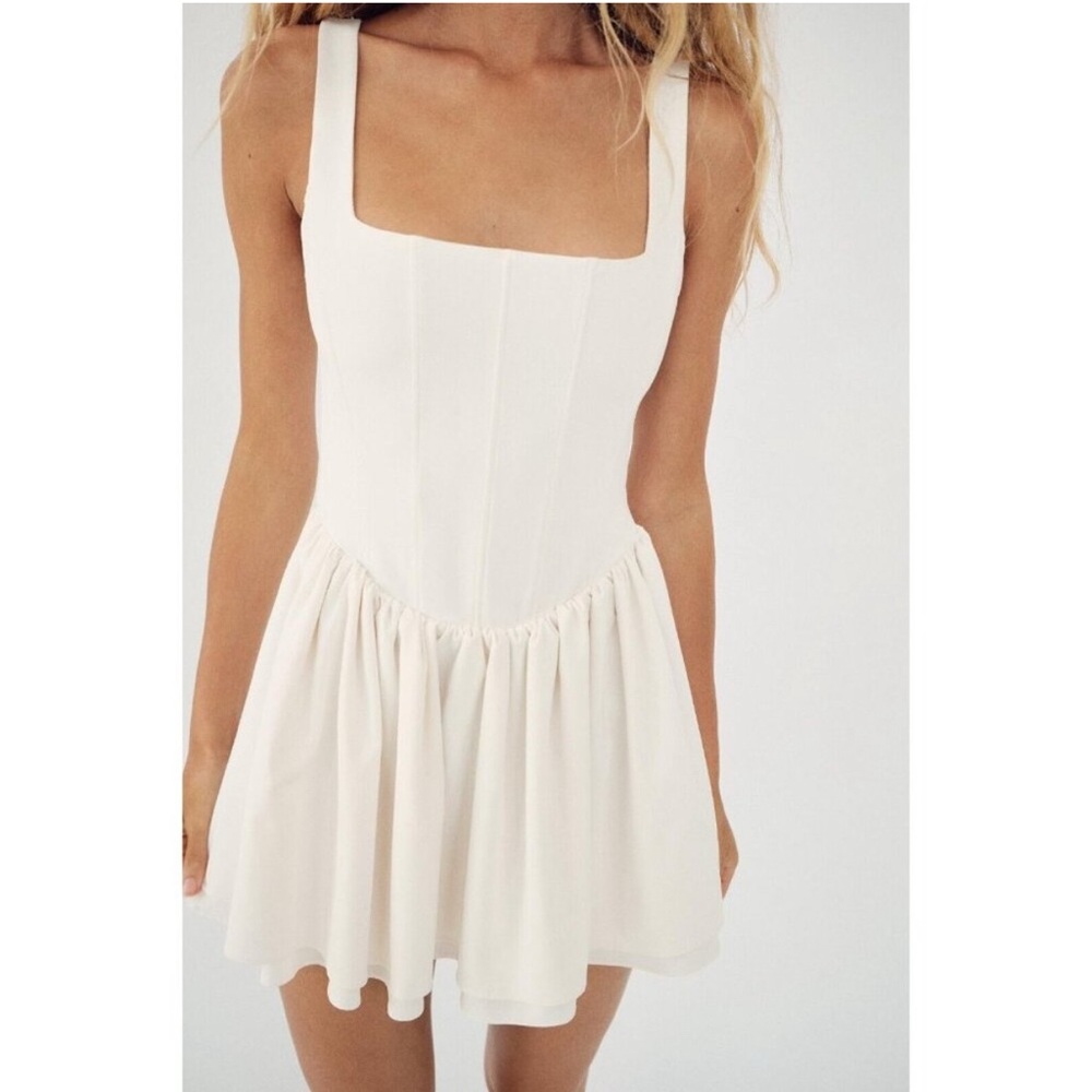 Zara White Dress